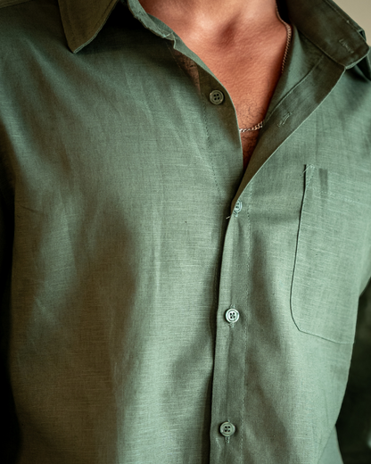 Cape Town - 100% Linen Shirt