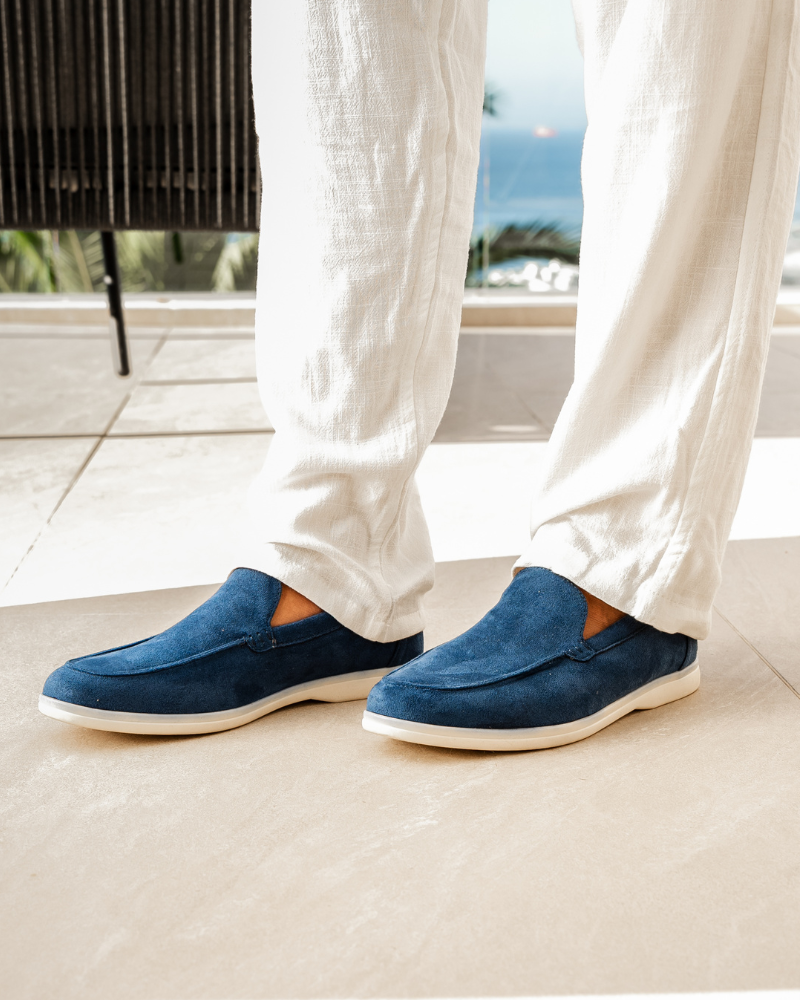 Suede loafer
